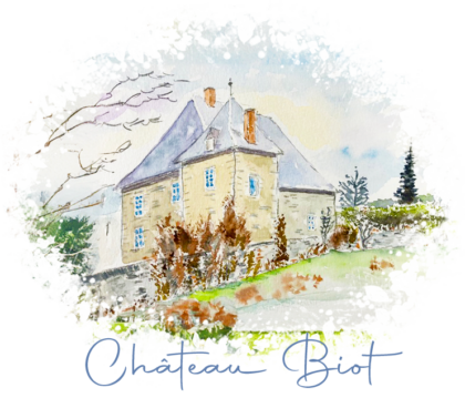 Logo aquarelle du Chateau Biot